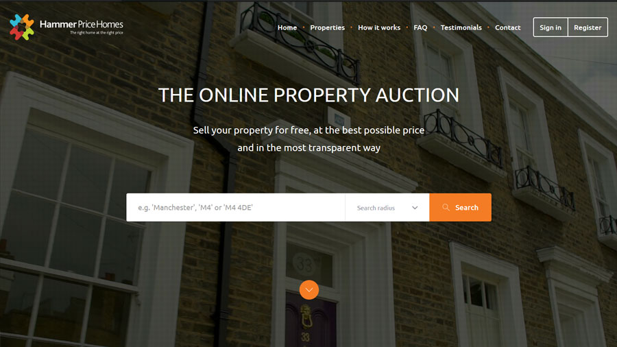 Online property auction